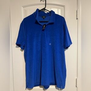 Express Vibrant Blue Polo Shirt